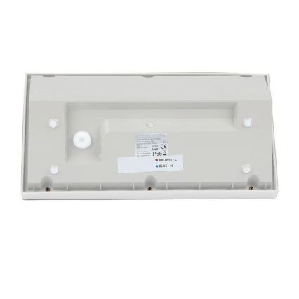 LED Außenwandleuchte LED/20W/230V 4000K IP65 Weiß