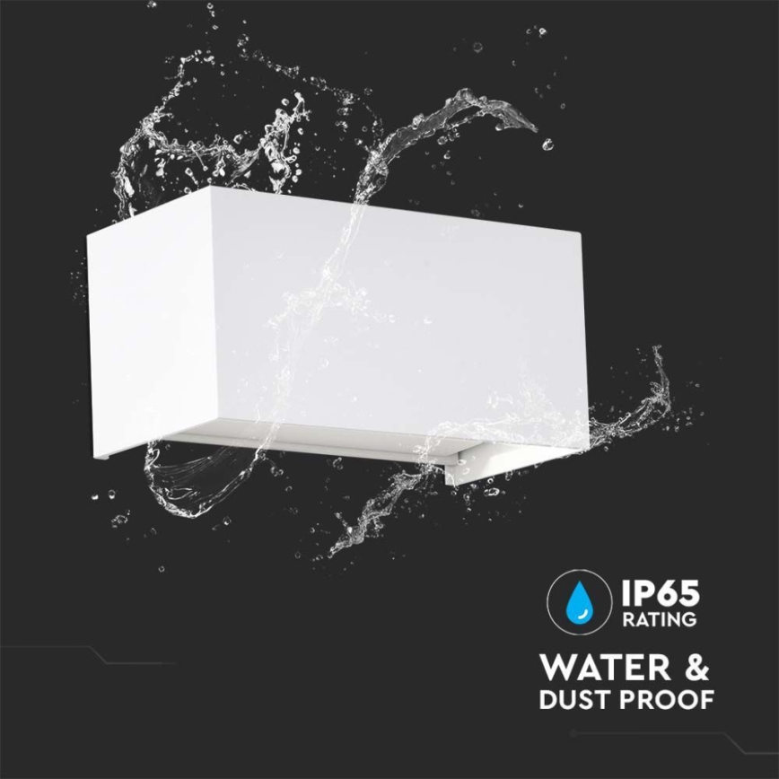 LED-Außenwandleuchte LED/24W/230V 3000K IP65 weiß
