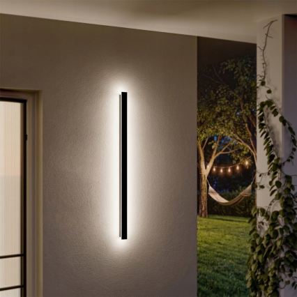 LED Außenwandleuchte LED/30W/230V 100 cm IP65 schwarz