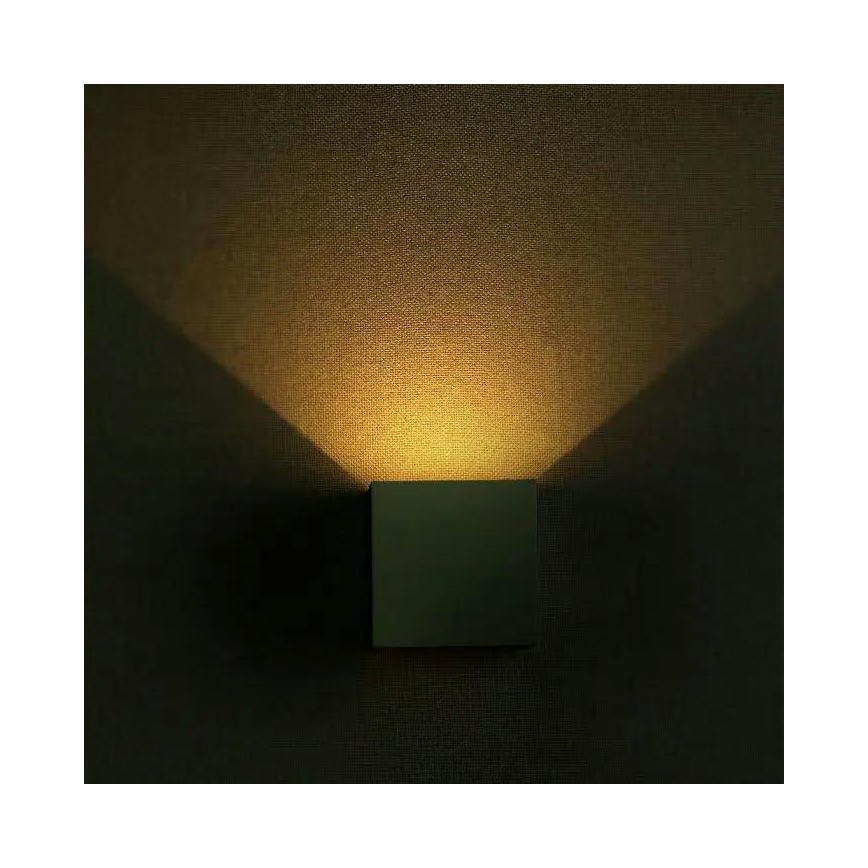 LED- Außenwandleuchte LED/5W/230V 3000K IP65 grau