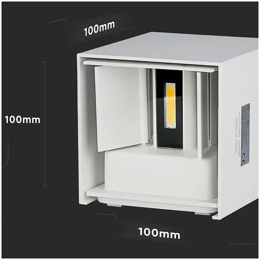 LED- Außenwandleuchte LED/5W/230V 3000K IP65 weiß
