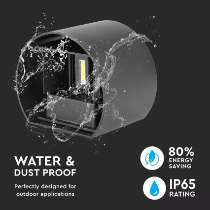 LED Außenwandleuchte LED/6W/110-240V 4000K IP65