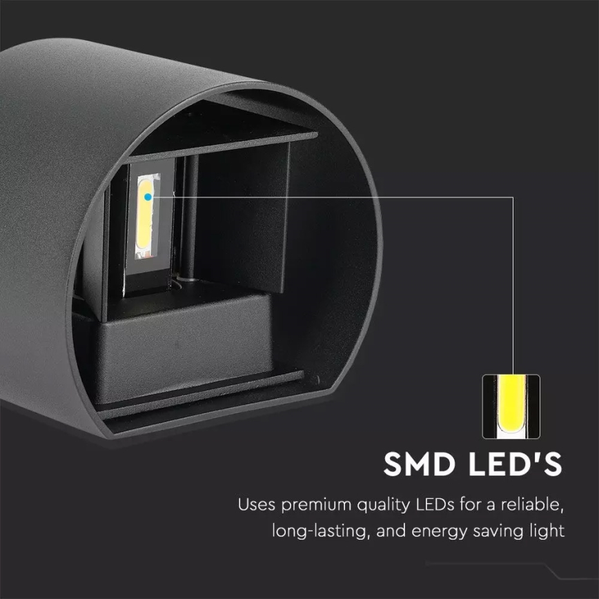 LED Außenwandleuchte LED/6W/110-240V 4000K IP65