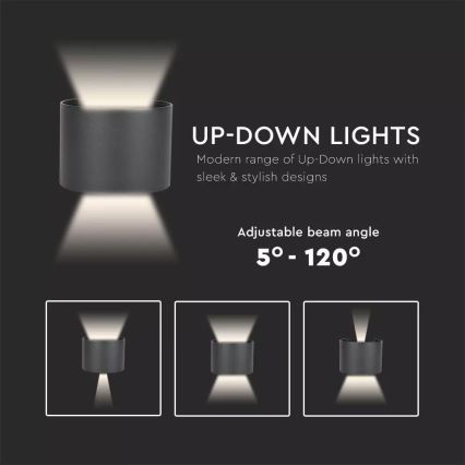 LED Außenwandleuchte LED/6W/110-240V 4000K IP65
