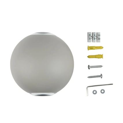 LED Außenwandleuchte LED/6W/230V 3000K IP65 grau
