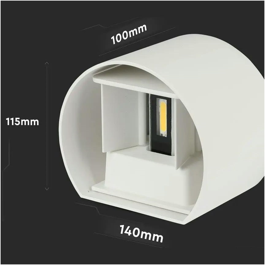 LED- Außenwandleuchte LED/6W/230V 4000K IP65 weiß