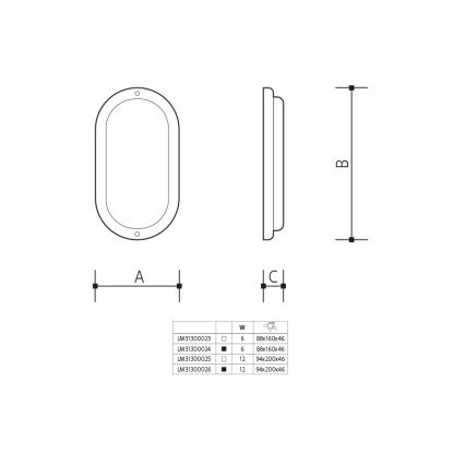 LED Außenwandleuchte LED/6W/230V IP54 weiß