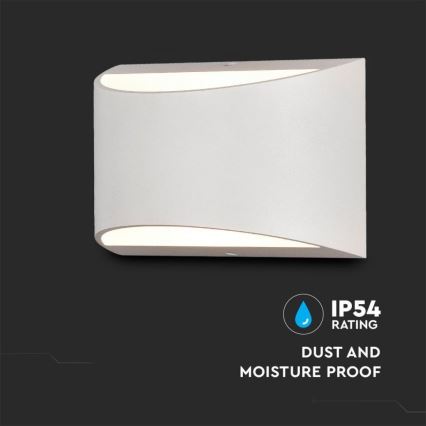 LED-Außenwandleuchte LED/9W/230V 4000K IP54 weiß