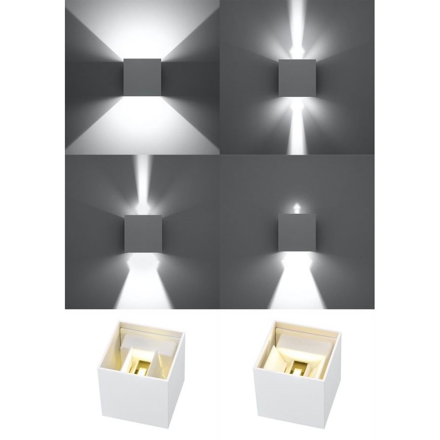 LED-Außenwandleuchte LUCA LED/6W/230V IP54