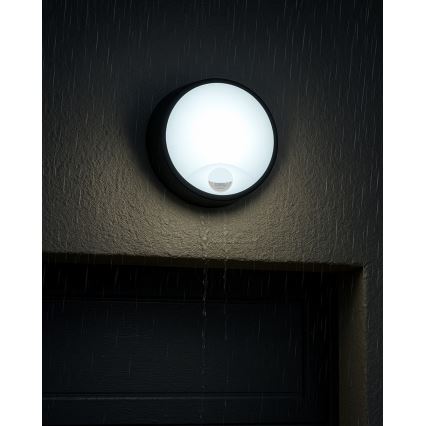 LED-dimmbare Außenwandleuchte mit Bewegungsmelder LED/15/18/20W/230V 3000K/4000K/6500K IP65 schwarz/weiß
