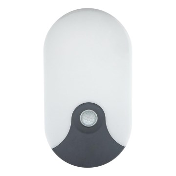 LED Außenwandleuchte mit Bewegungsmelder LED/18W/230V IP44 Anthrazit