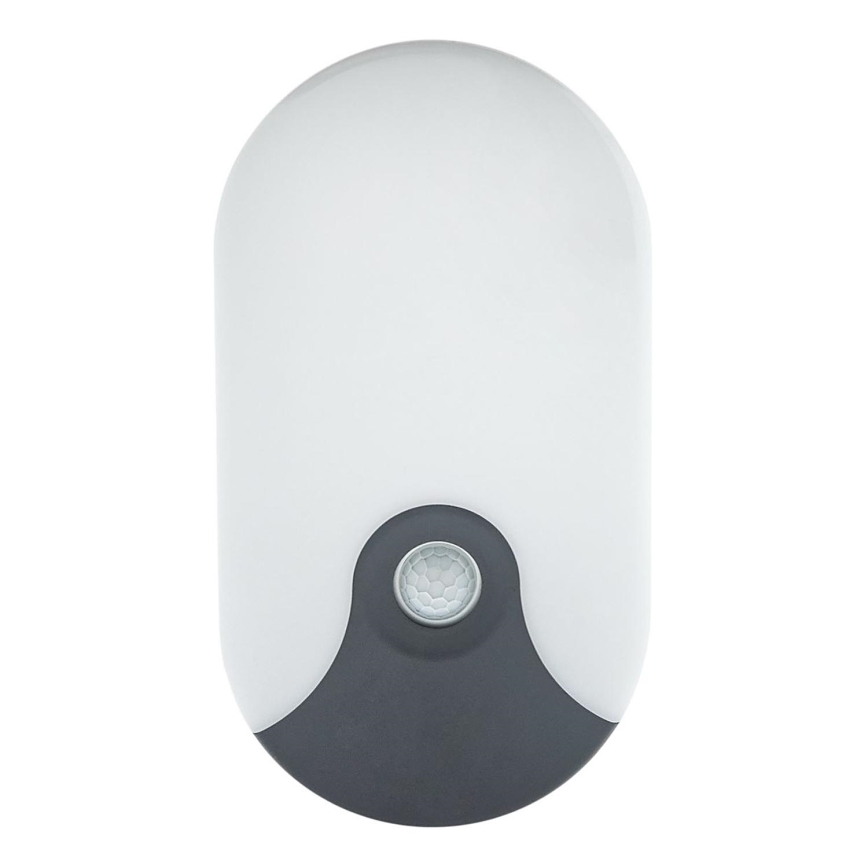 LED Außenwandleuchte mit Bewegungsmelder LED/18W/230V IP44 Anthrazit