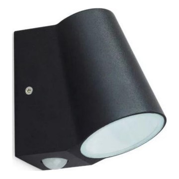 LED Außenwandleuchte mit Sensor BUNOL LED/6W/230V IP44 schwarz