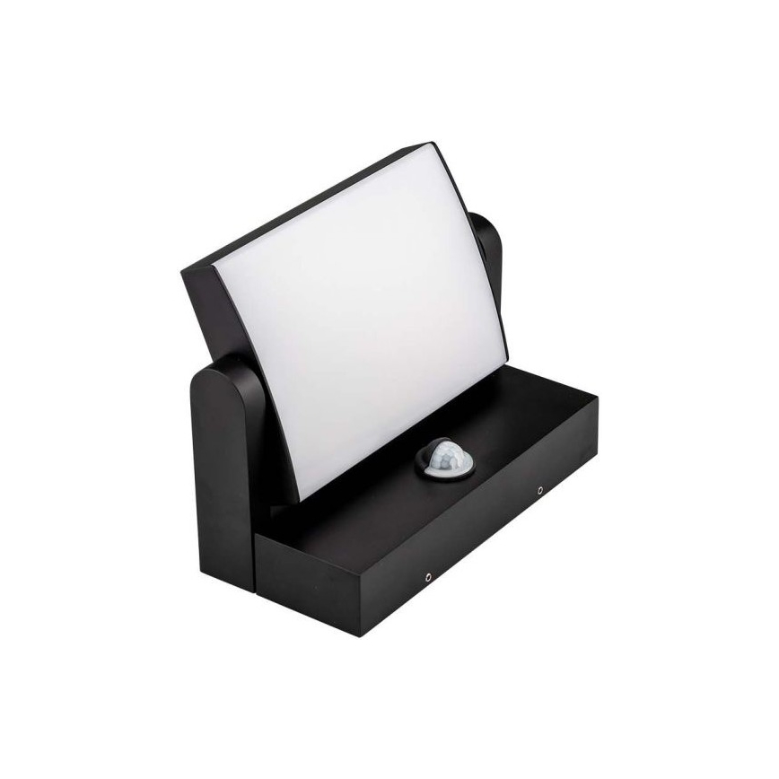 LED-Außenwandleuchte mit Sensor LED/17W/230V 3000K IP65 schwarz