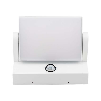 LED Außenwandleuchte mit Sensor LED/17W/230V 3000K IP65 Weiß