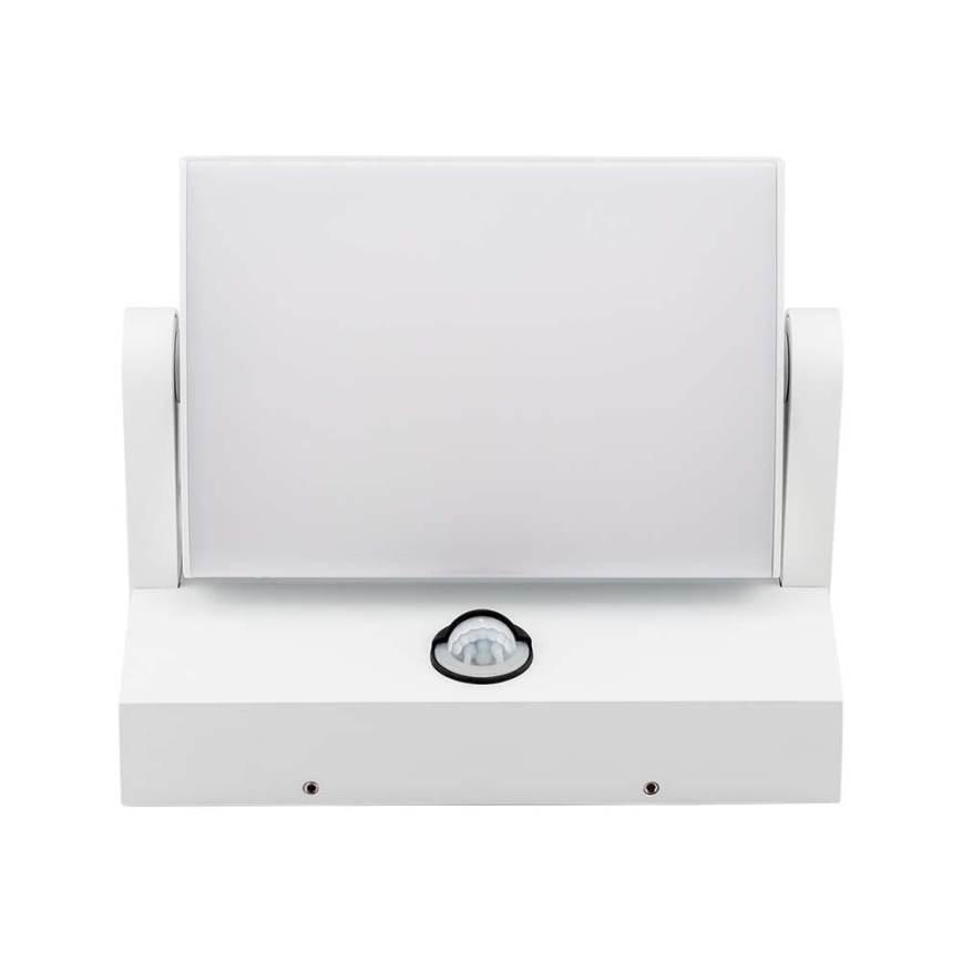 LED Außenwandleuchte mit Sensor LED/17W/230V 3000K IP65 Weiß