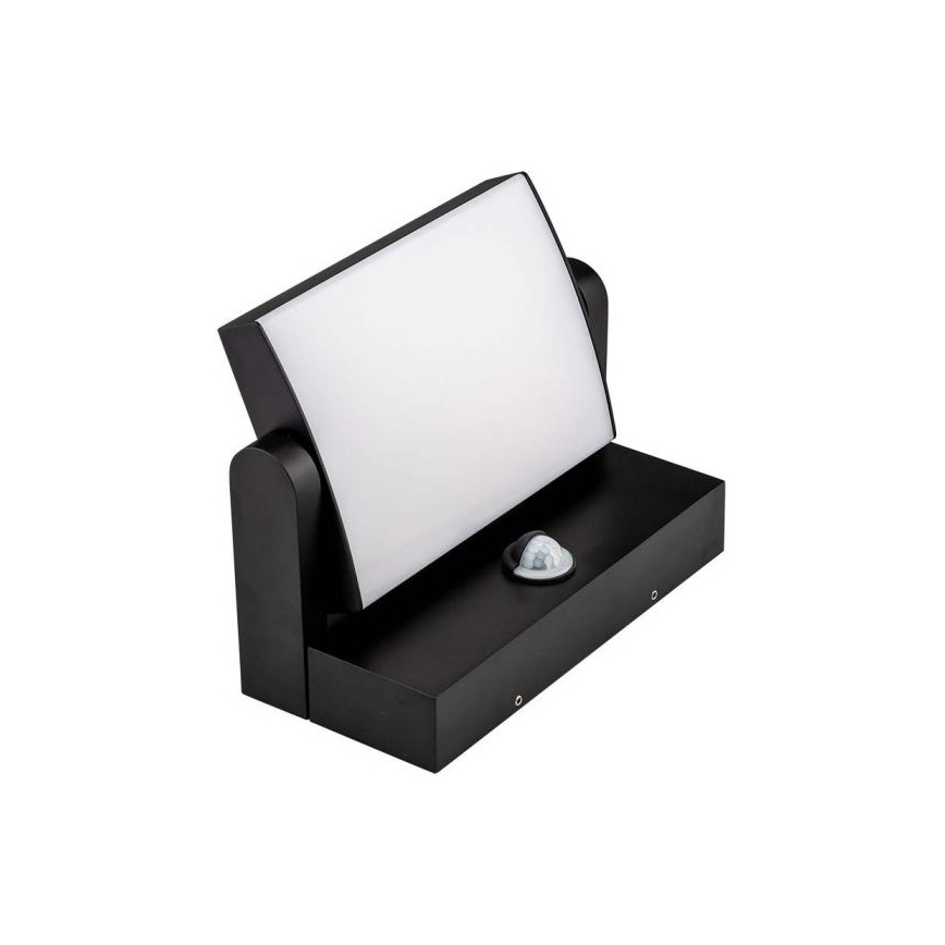 LED-Außenwandleuchte mit Sensor LED/17W/230V 4000K IP65 schwarz