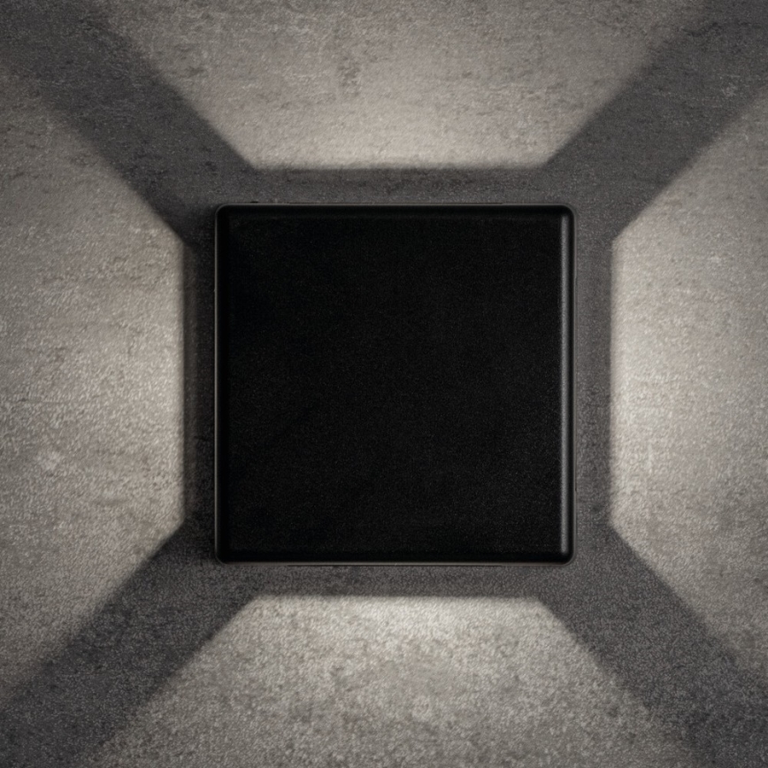 LED-Außenwandleuchte REFAZI LED/6W/230V IP54 schwarz