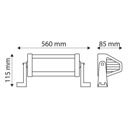 LED-Auto-Arbeitslichtleiste EPISTAR LED/120W/10-30V IP67 6000K