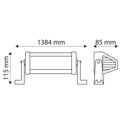 LED-Auto-Arbeitslichtleiste EPISTAR LED/300W/10-30V IP67 6000K