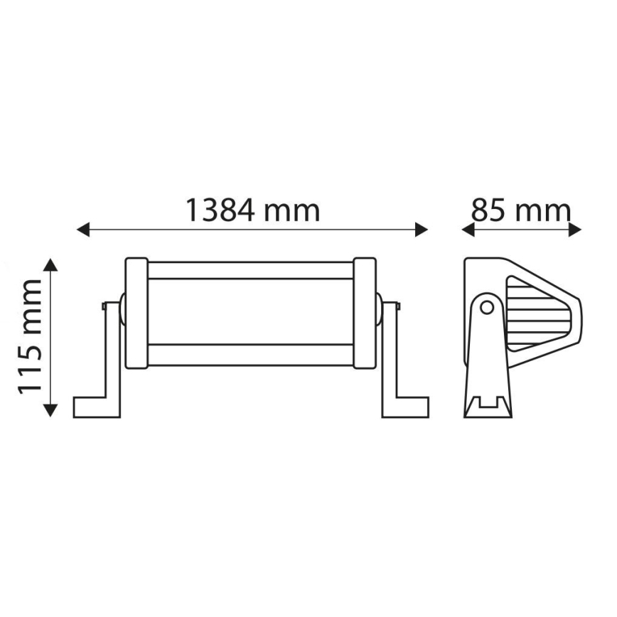LED-Auto-Arbeitslichtleiste EPISTAR LED/300W/10-30V IP67 6000K