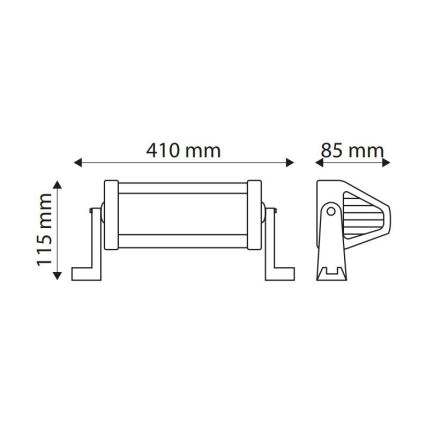 LED-Auto-Arbeitslichtleiste EPISTAR LED/72W/10-30V IP67 6000K