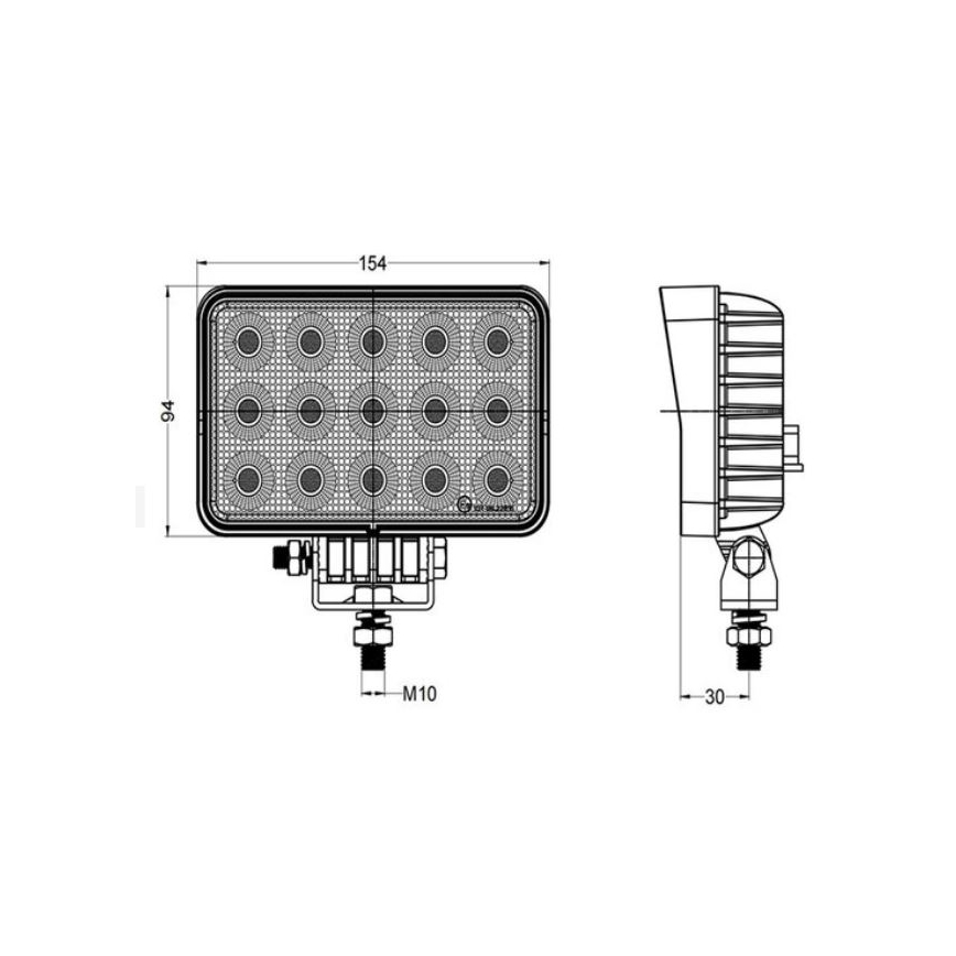 LED-Autoscheinwerfer OSRAM LED/60W/10-30V IP68 5700K