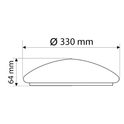 LED Auβen-Deckenleuchte LUMO LED/12W/230V 4000K IP44