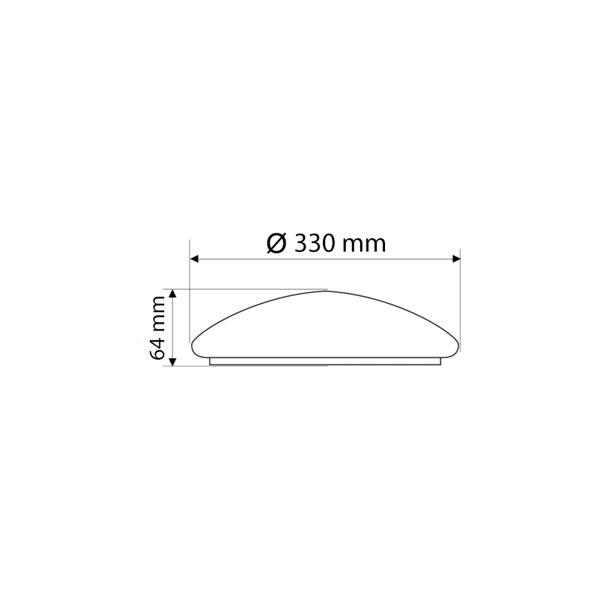 LED Auβen-Deckenleuchte LUMO LED/12W/230V 4000K IP44