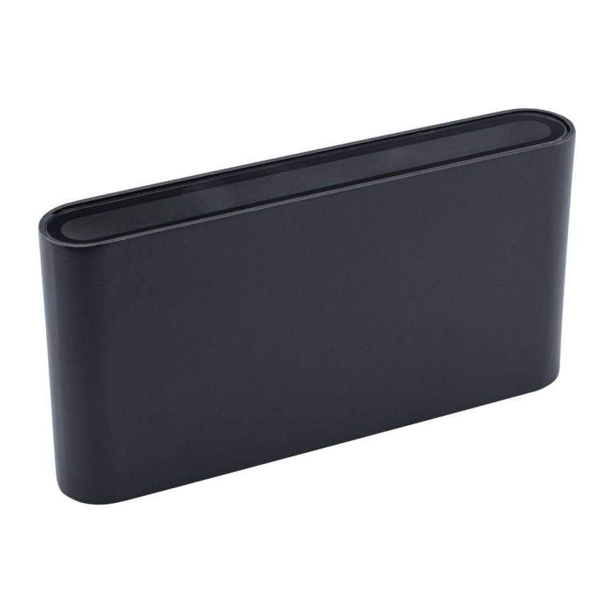 LED Auβen-Wandbeleuchtung FLOW 2xLED/6W/230V IP54 schwarz