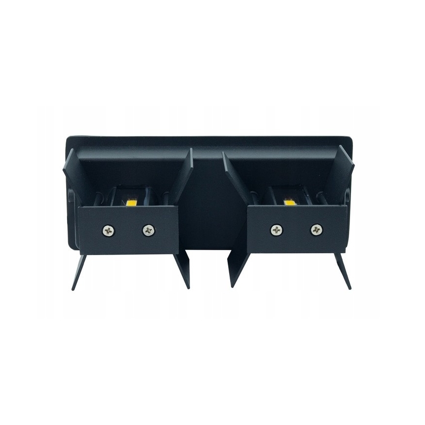 LED Auβen-Wandbeleuchtung LED/12W/230V IP54 schwarz
