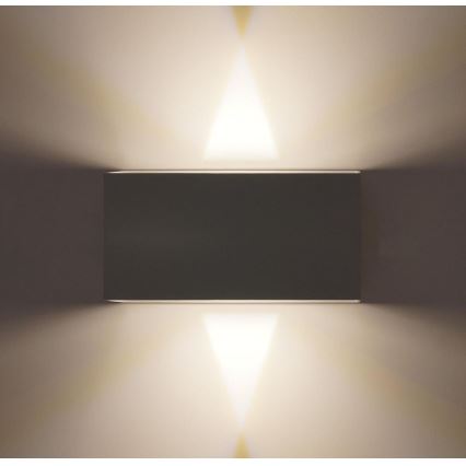 LED Auβen-Wandbeleuchtung LED/12W/230V IP54 weiß