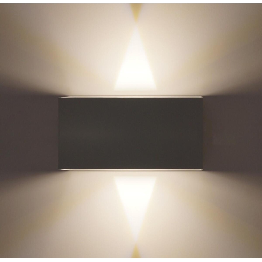 LED Auβen-Wandbeleuchtung LED/12W/230V IP54 weiß