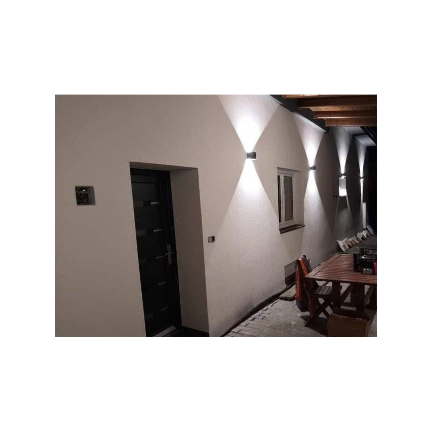 LED Auβen-Wandbeleuchtung LED/12W/230V IP54 weiß