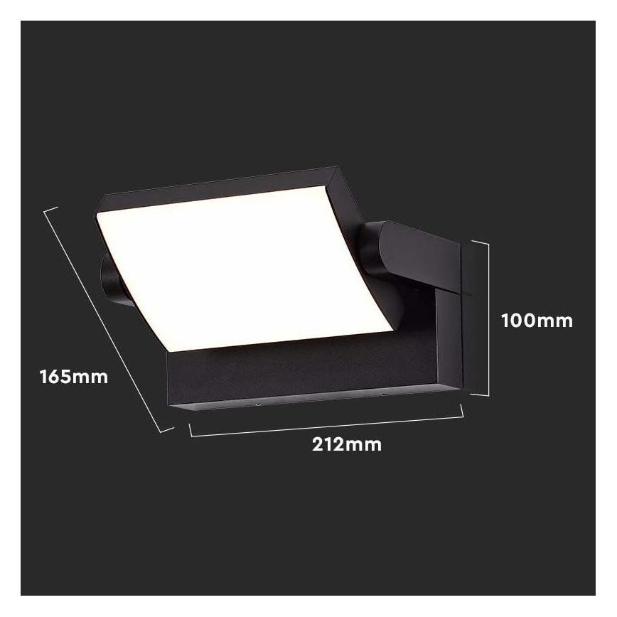 LED Auβen-Wandbeleuchtung LED/17W/230V 3000K IP65