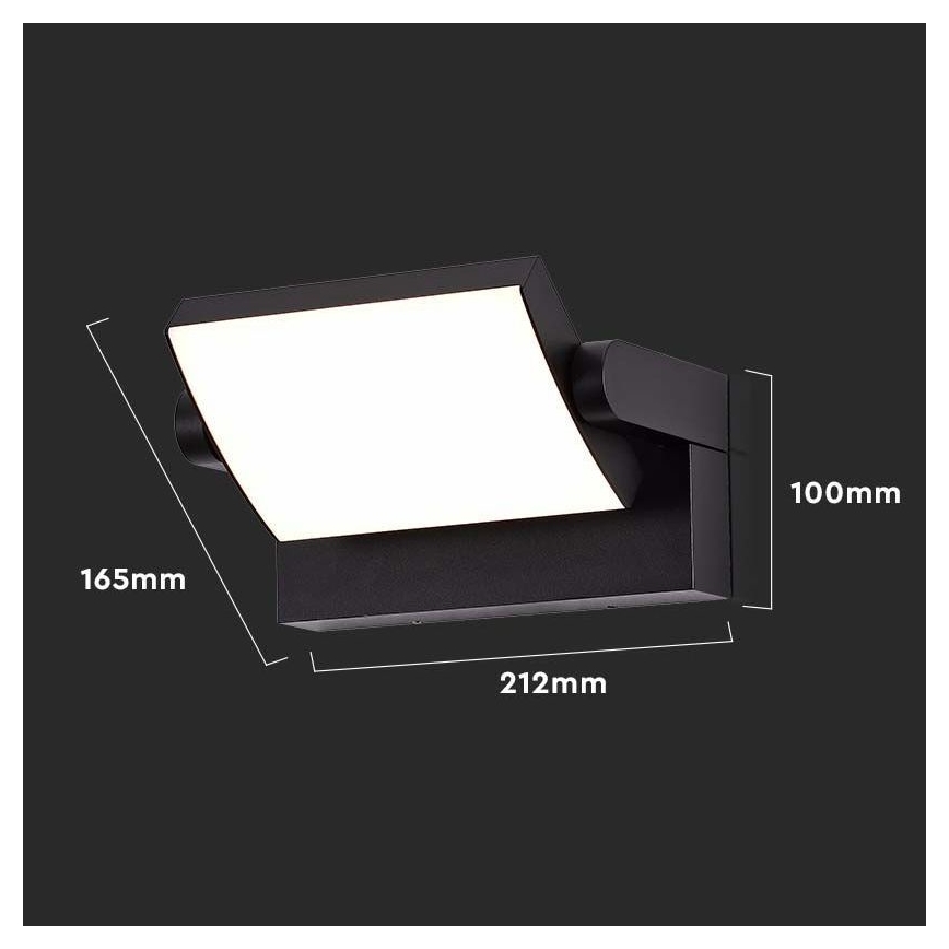 LED Auβen-Wandbeleuchtung LED/17W/230V 4000K IP65