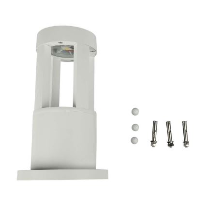 LED Auβenlampe LED/10W/230V 25cm 4000K IP65 weiß