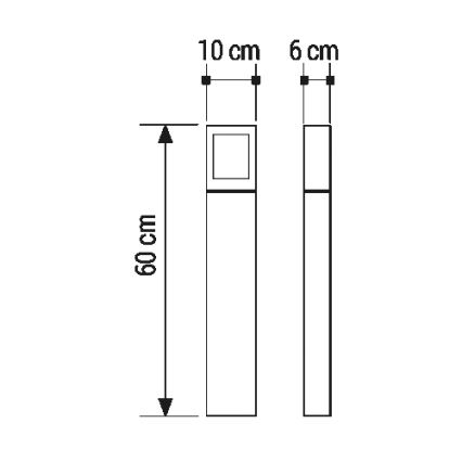 LED Auβenlampe LED/6W/110-240V IP54