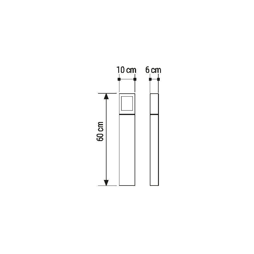 LED Auβenlampe LED/6W/110-240V IP54