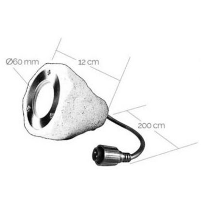 LED-Auβenleuchte EASY CONNECT 1xGU10/2W/230V IP67