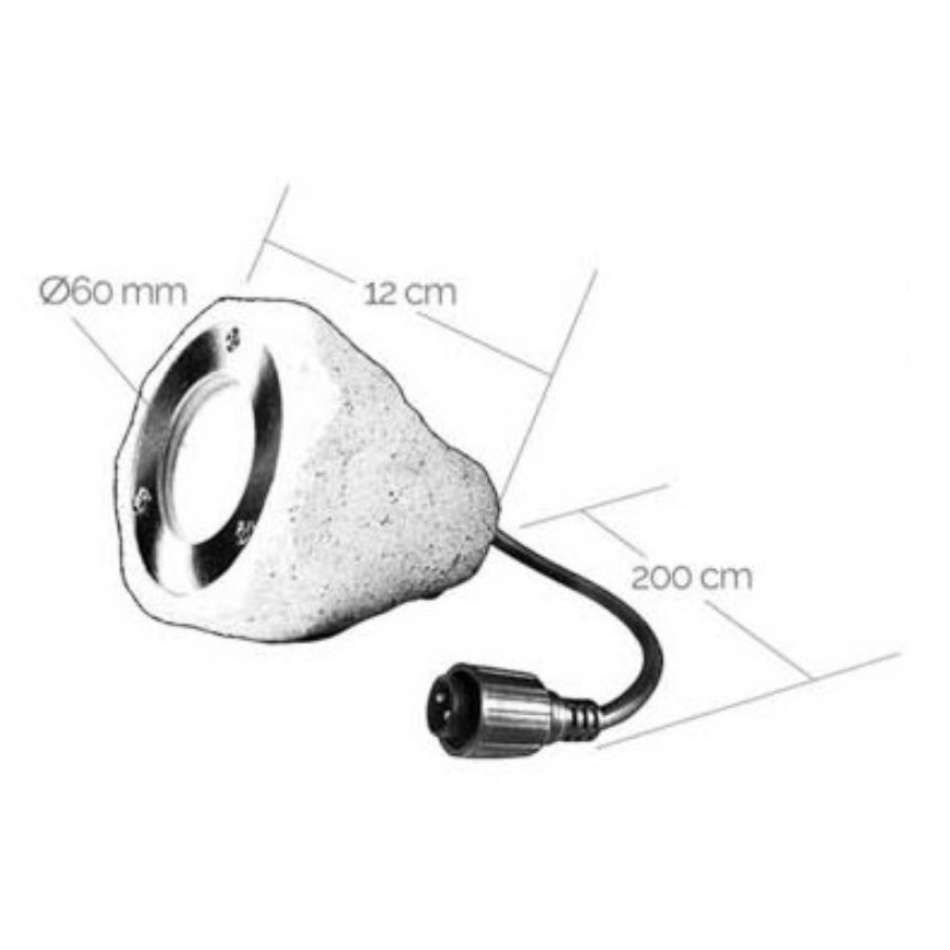 LED-Auβenleuchte EASY CONNECT 1xGU10/2W/230V IP67