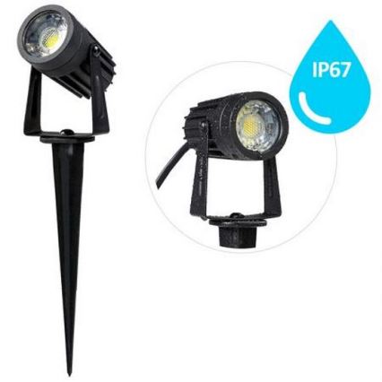 LED-Auβenleuchte LED/3W/230V 4000K IP67 schwarz