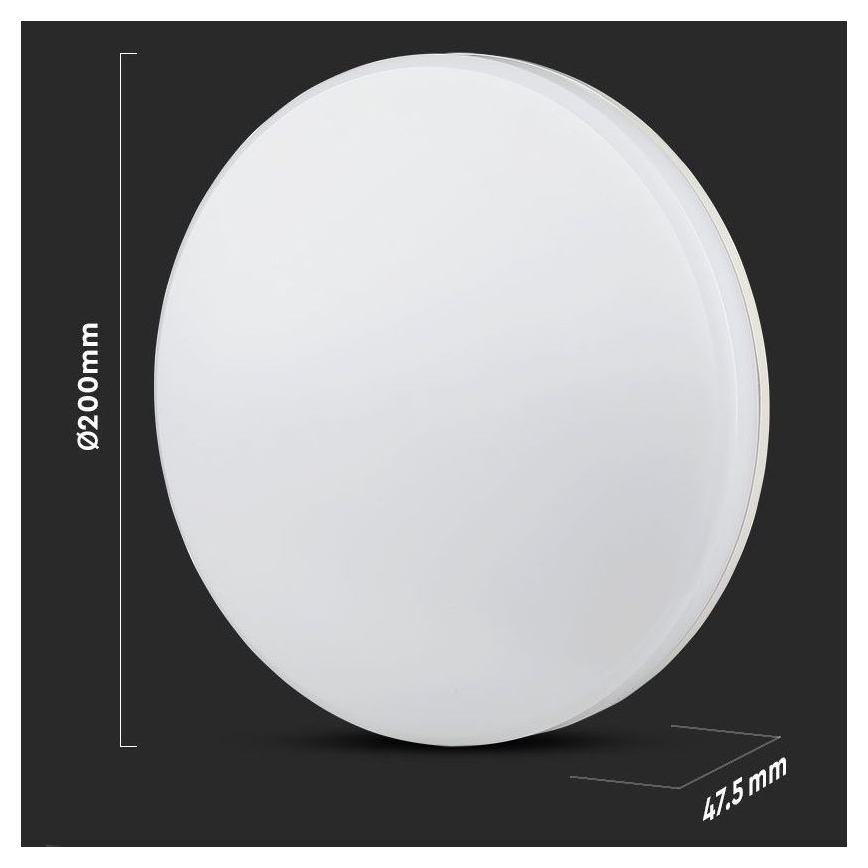 LED Bad-Deckenleuchte SAMSUNG CHIP LED/15W/230V 20cm 3000K IP44