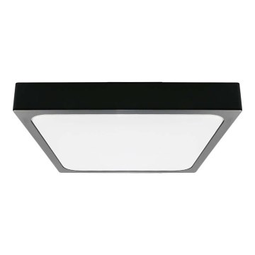 LED Badezimmer-Deckenleuchte LED/30W/230V 4000K IP44 42x42 cm schwarz