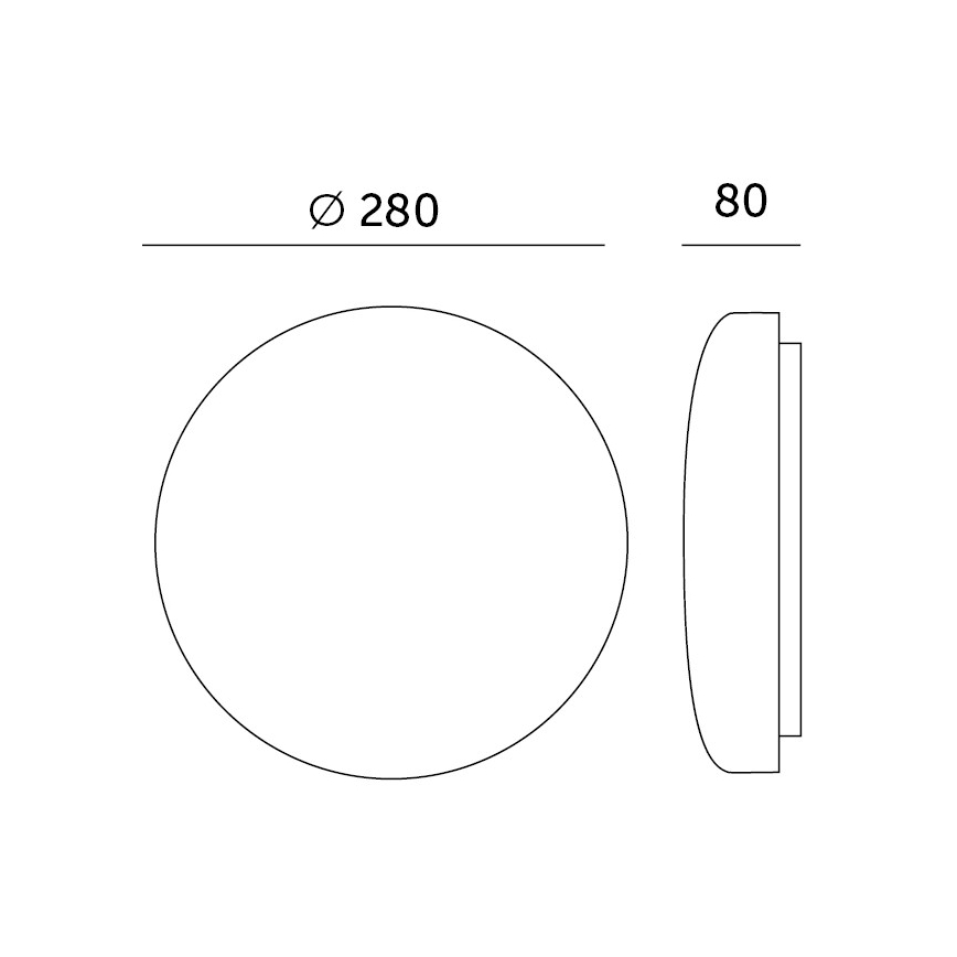 LED Badezimmer-Deckenleuchte mit Sensor SOFI LX LED/13W/230V IP44 Ø 28 cm
