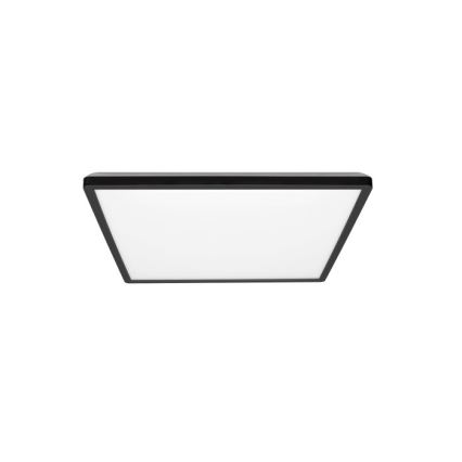 LED Badezimmer-Deckenleuchte NIVERA LED/12W/230V IP54 3000/4000/6000K 22,5x22,5 cm schwarz