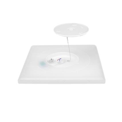 LED Badezimmer-Deckenleuchte NIVERA LED/12W/230V IP54 3000/4000/6000K 22,5x22,5 cm Weiß