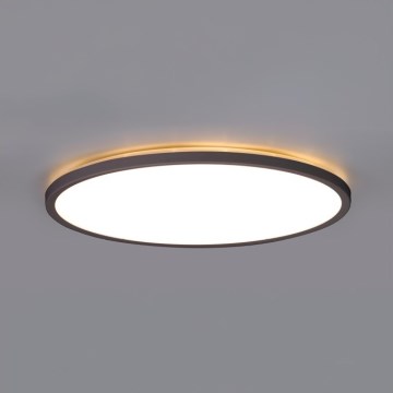 LED Badezimmer-Deckenleuchte NIVERA LED/12W/230V IP54 3000/4000/6000K Ø 22,5 cm Schwarz