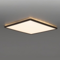 LED Badezimmer-Deckenleuchte NIVERA LED/18W/230V IP54 3000/4000/6000K 30x30 cm Schwarz