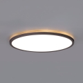 LED Badezimmer-Deckenleuchte NIVERA LED/18W/230V IP54 3000/4000/6000K Ø 30 cm schwarz